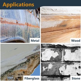 POWERTEC 4-1/2 Inch Strip Discs for Angle Grinder 12-Pack, 7/8" Arbor Stripping Wheel - Remove Paint Coating Rust Welds Oxidation for Metal & Wood Surface Preparation (11103-P2)