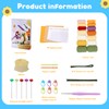 Iuuidu Crochet Kit for Beginners, Flower Bouquet Crochet Kit Rose,