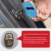 4PCS Door Lock Striker Cover Stainless Steel Strong Protection Replacement
