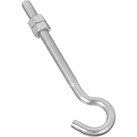 National Hardware N221-689 2162 Hook Bolts in Zinc, 5/16" x 5"
