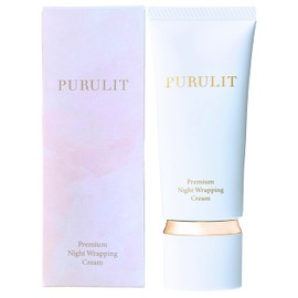 Purulit Premium Night Wrapping Cream, 8 Hours Night Pack, Traps Skin Moisture While Sleeping, Sleeping Pack, Gel Pack, Wrapping Pack, Moisturizing, Made in Japan, 1.2 oz (35 g) (1 Piece)