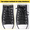Leikedun 2 Pairs Elastic Laces, 1.2m No Tie Shoe Laces