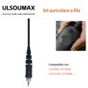 ULSOUMAX Compatible with Motorola Earbuds G Shape PTT with Mic