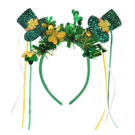 St. Patrick's Day Headbands Green Hat Headband Festival Costume Accessories for Women and Girls