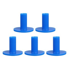 PATIKIL 2.13" Rubber Golf Tees, 5 Pack, Tall Practice Training Driving Range Tees, Stable Ball Holder, Outdoor Indoor Hitting Cushion, for Backyard, Blue