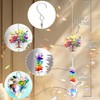 Ornalrist 75th Birthday Gifts for Women Glass Suncatcher 75 Years