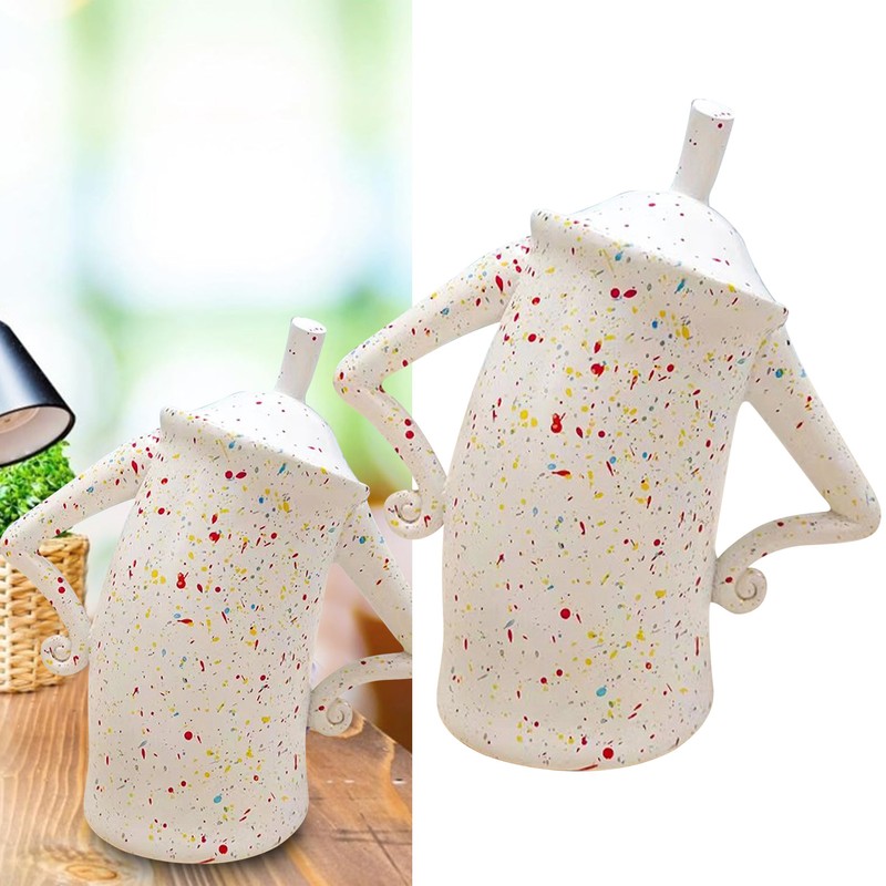 Coffee Bean Canister Cute Food Storage Desktop Ornaments Jar with