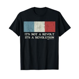 Vintage Its Not A Revolt Its A Revolution Flag T Shirt T-Shirt