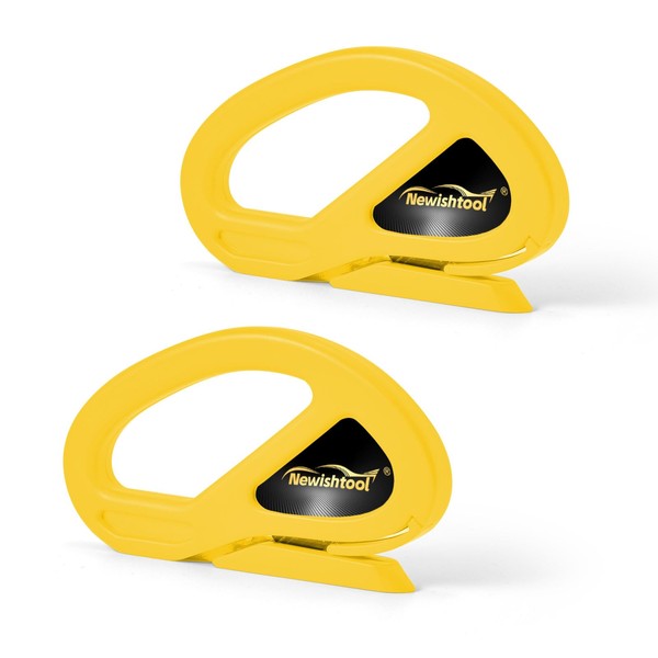 NEWISHTOOL 2 Pack Wrapping Paper Cutter, Holiday Christmas Gift Wrap