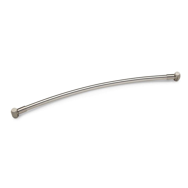 Barclay Products 7120-66-BN Curved Shower Rod with Flanges, 66", Brushed