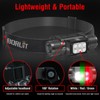 BORUIT HP360 Headlamp Rechargeable (Cob Red and Green) 7 Modes