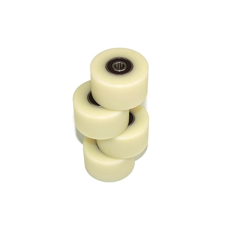 (50-30-8) Pack of 4 x 50 mm Diameter Machined Nylon