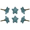 TRINCA-FERRO Set of 6 Ceramic Starfish Knob Kitchen Cabinet Cupboard