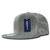 DECKY Velvet Snapback Cap, Grey