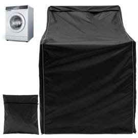 Waterproof Washing Machine Cover - 210D Oxford Cloth Heavy-Duty Protection for Top-Loading and Front-Loading Washers and Dryers With Zipper