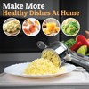 PriorityChef Large 15oz Potato Ricer with 3 Discs, Heavy Duty