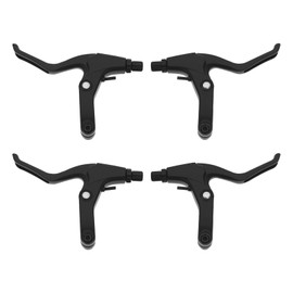 Create idea 2 Paar Fahrradbremshebel V-Bremshebel Fahrradbremsgriff Bremshebel aus Aluminiumlegierung für die Meisten Fahrräder Rennräder MTB BMX Schwarz