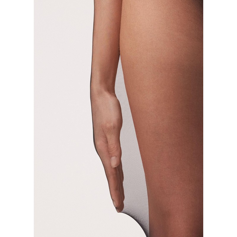 CALZEDONIA Woman's Invisible 20 Denier Sheer Tights in Black, Size