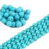 Perlin - 70 Turquoise Gemstone Strand Beads Half Natural Stone