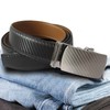 Nelbons Men's Belt Ratchet Belt Automatic Buckle for Men Suit