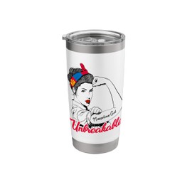 Mongolian Girl Novelty Gift China Flags Stainless Steel Insulated Tumbler
