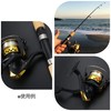 VILTAGE Fishing Rod Set (Compact Rod Spinning Reel) Rod Total