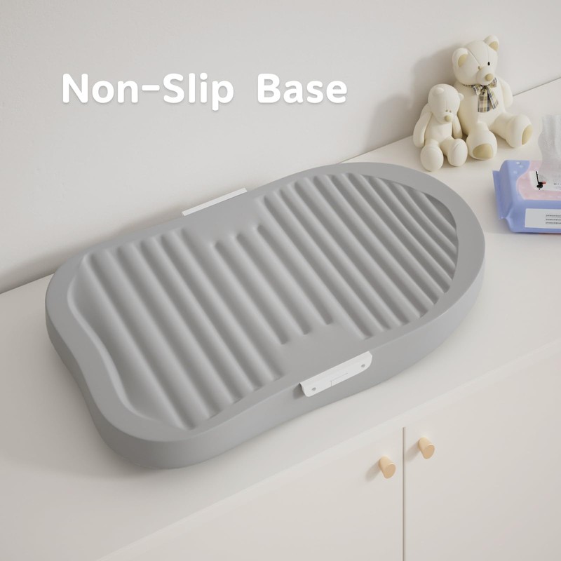 Giggleglow Baby Diaper Changing Pad with Adjustable Belt – Portable,
