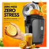 Eurolux Hands-Free Electric Citrus Juicer Machine, Orange Lime Grapefruit Lemon