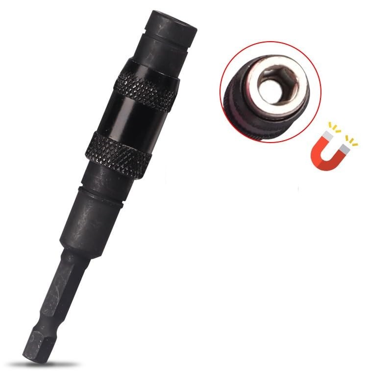 2pcs Pivot Drill Bit Holder Set, 1/4" Magnetic Hex Pivoting