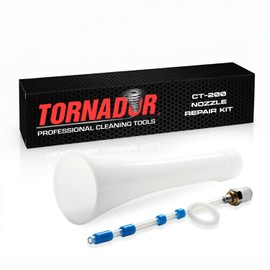 Tornador Nozzle Repair Kit–Compatible with Z-010 Classic & Z-014 Blow Out Tool–Includes CT-100 Cone,CT-101 Weighted Tube,CT-102 Washer–Restore Air Pressure & Cleaning Performance for Car Detailing