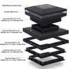Dynaming 8 Pack Solar Post Cap Lights, Outdoor Decorative Post