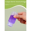 JIBENGAO JIBENGAO 12 Pcs 2oz Plastic Sample Bottles, 60ML Plastic