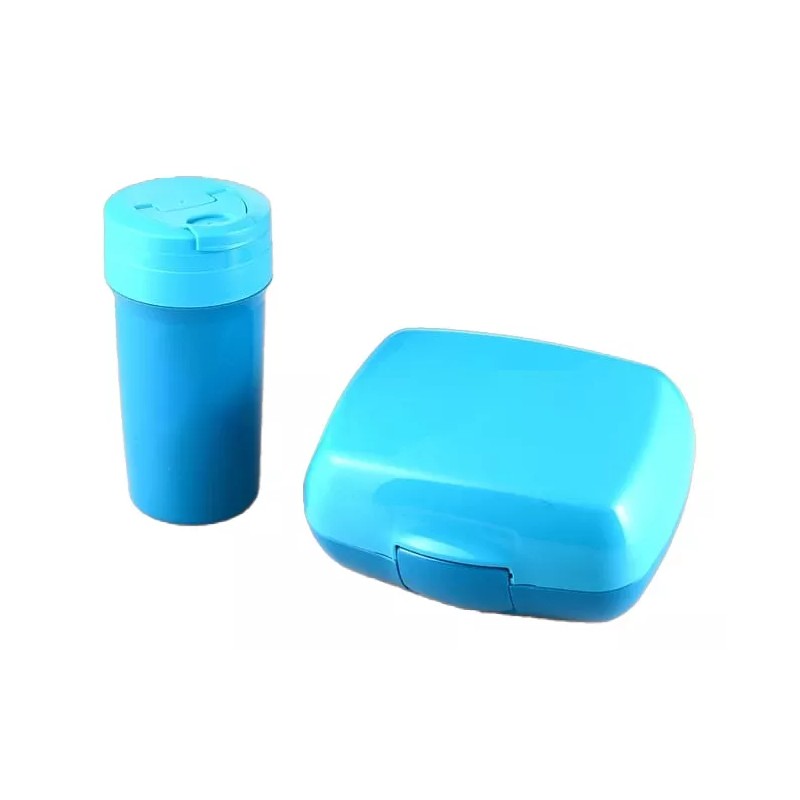 SARO STORE Recipiente Topper Para Lunch + Botella