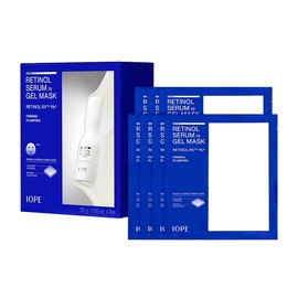 IOPE 아이오페 레티놀 세럼 인 겔 마스크 30g×7매 탄력관리 IOPE Retinol Serum in Gel Mask 30g×7 Sheets Elasticity Care [7 sheets]