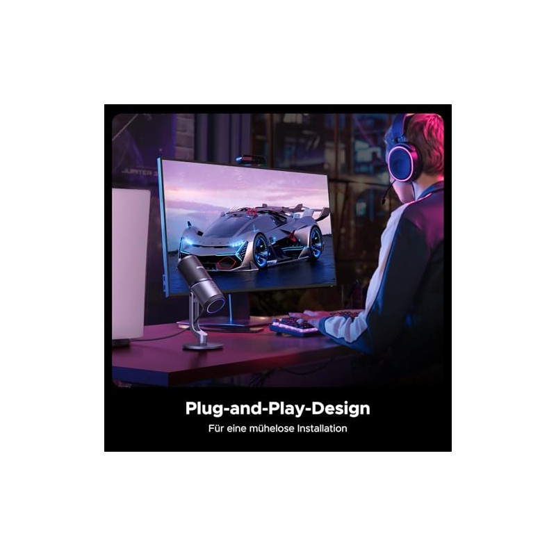 UGREEN Cámara Web 4K para PC HD 1080P 60FPS con