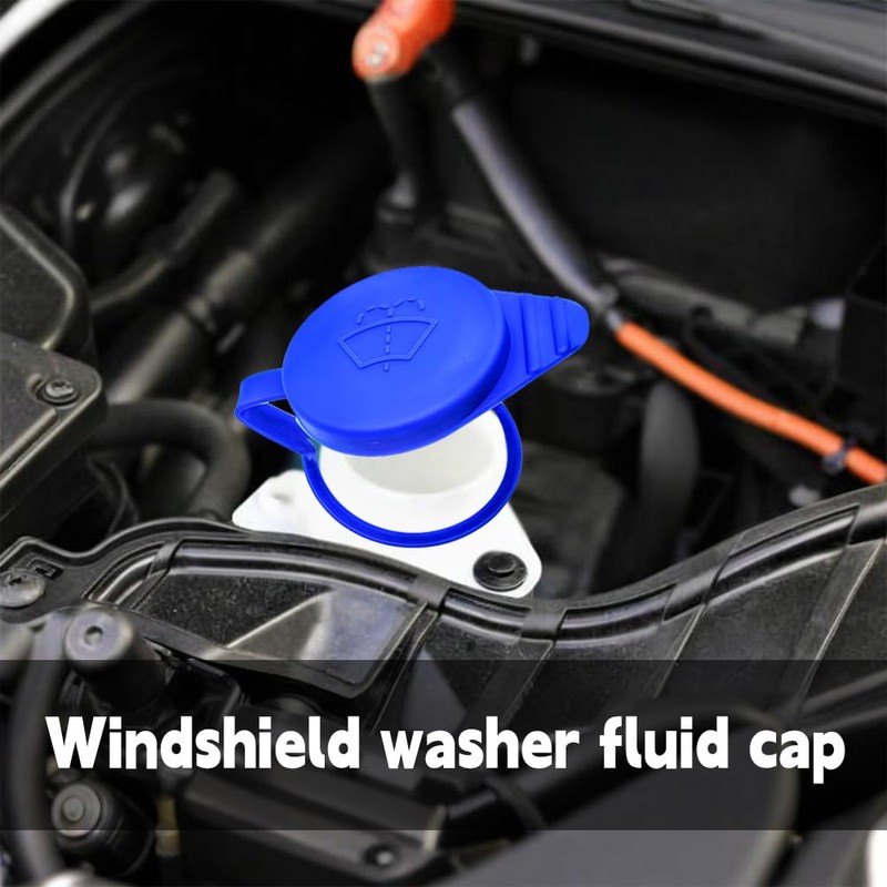 QKWL Car Washer Fluid Cap, Windshield Washer Fluid Cap, Windshield