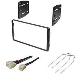 ASC Car Stereo Install Dash Kit, Wire Harness, and Tool for Double Din Aftermarket Radio - Compatible With Select Ford, Lincoln, Mazda, Mercury Vehicles