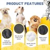 LUOJINYI Fluffy Dog Bed, Round Pet Bed, Doughnut Cat Bed,