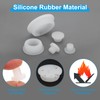 MECCANIXITY Silicone Rubber Solid Plug Soft Flexible Stoppers T-Shaped Silicone