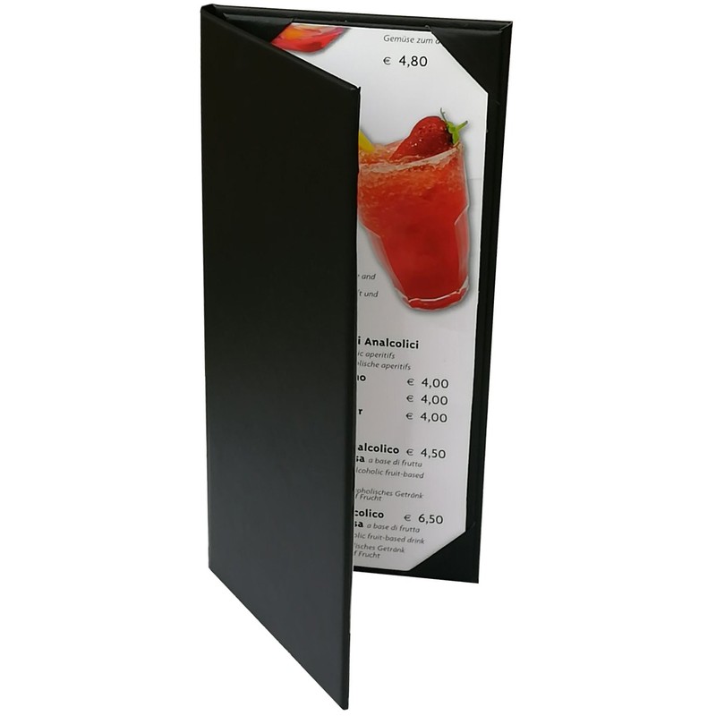 5 pcs of Restaurant Wine Menu Covers Holders 4.75" X