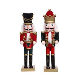 Mark Roberts Christmas 2020 Velveted Musician Nutcracker, Assortment of 2, 10 inches