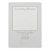 Female/Girl Graveside Memorial Card Plastic coated and Waterproof 16.5cm x