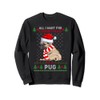 Funny Christmas Pug Design Sweatshirt