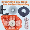 Hyceker Recoil Starter Assembly & Repair Kit for Husqvarna 455