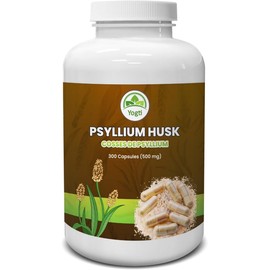 Yogti [Canadian Brand] Psyllium Husk Capsules, 300 Count