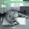 IMMCUTE Cat Pads 16.9" X 11.4", Lemon Scent, 10 Ct,