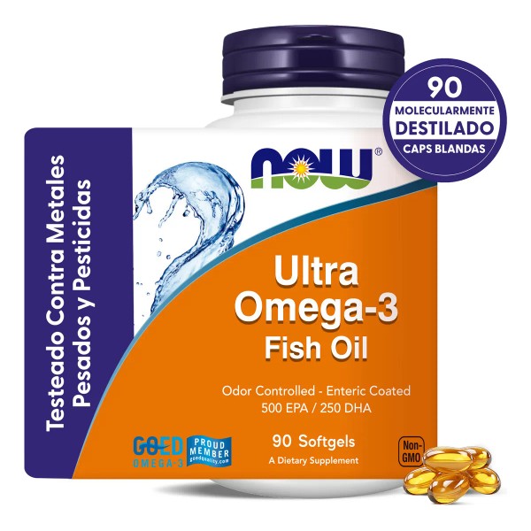 Now Foods Ultra Omega 3 500 EPA 250 DHA con