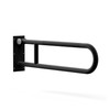 30-Inch Swing-Up/Flip-Up Bathroom Grab Bar, Stainless Steel with Textured Grip