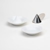 CERAMIC Arte Salt Set (2 White Octagonal Salt Plates, Octagonal