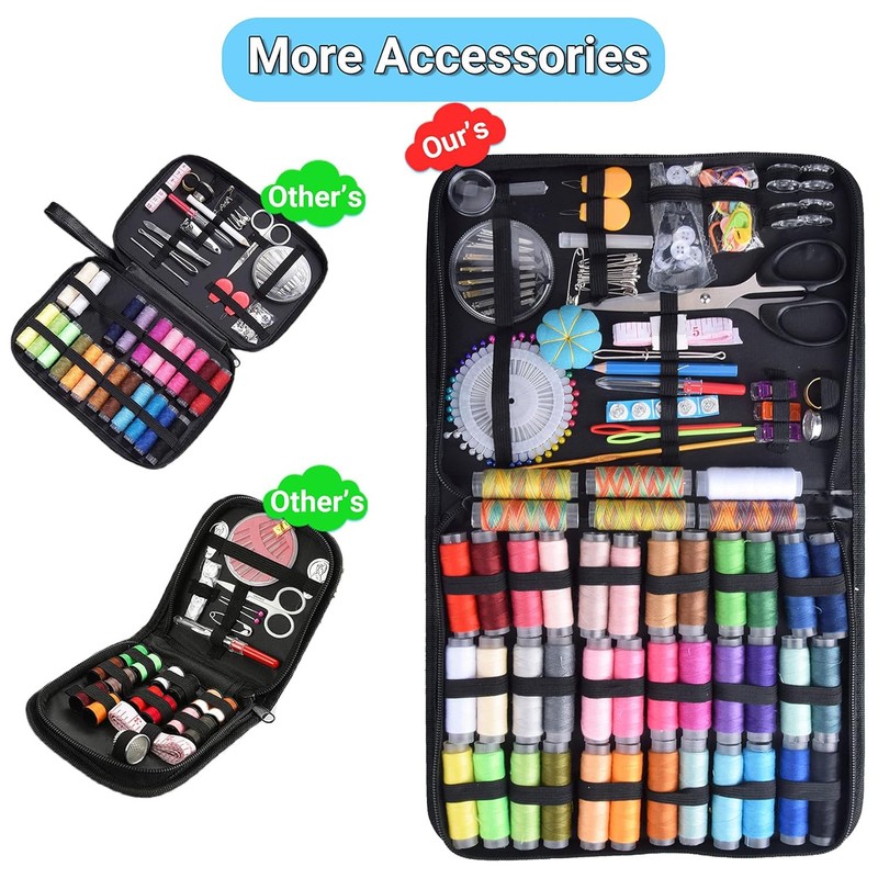 Sewing Kit, 226 Pcs Large Sewing Supplies with Case, 43